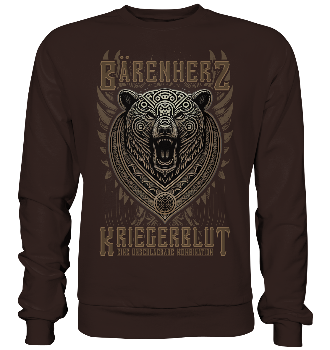 Bärenherz Kriegerblut - Basic Sweatshirt