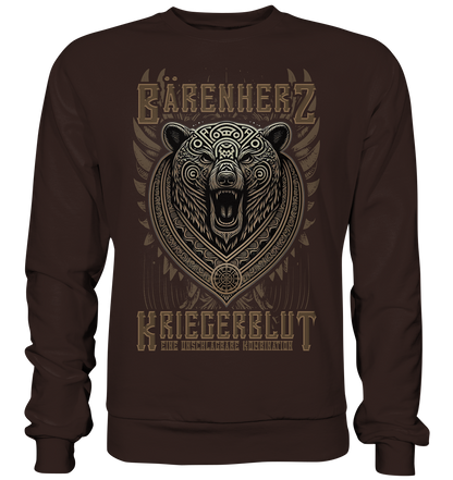 Bärenherz Kriegerblut - Basic Sweatshirt