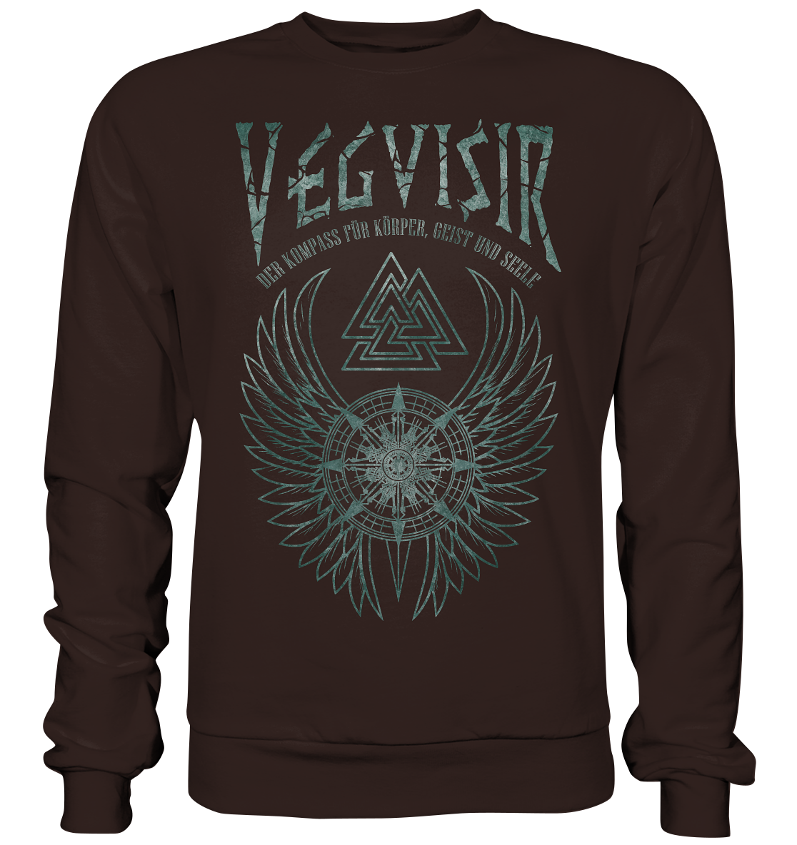 Vegvisir Der Kompass Für Körper, Geist und Seele - Basic Sweatshirt