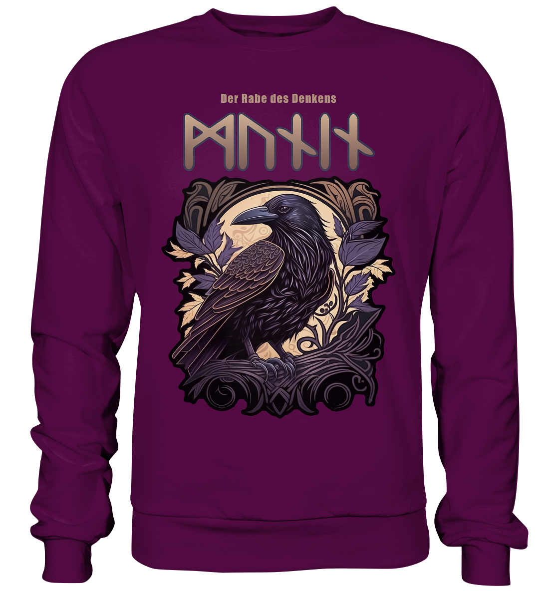 Munin Der Rabe Des Denkes - Basic Sweatshirt