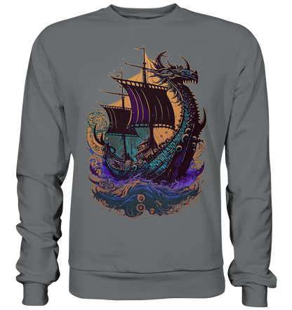 Wikinger Drachenschiff - Basic Sweatshirt