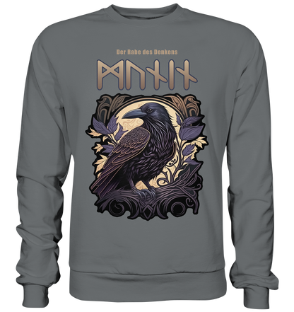 Munin Der Rabe Des Denkes - Basic Sweatshirt