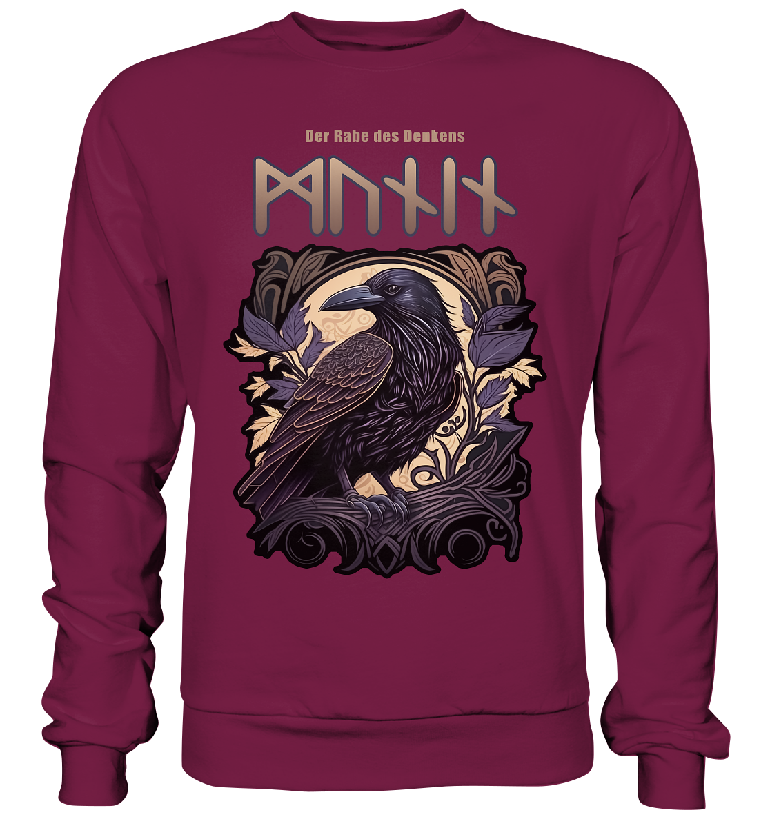 Munin Der Rabe Des Denkes - Basic Sweatshirt