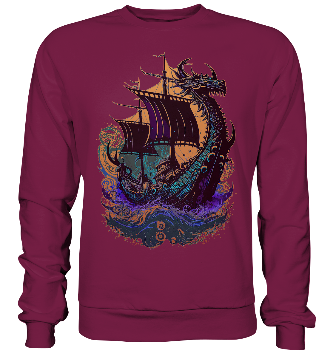 Wikinger Drachenschiff - Basic Sweatshirt