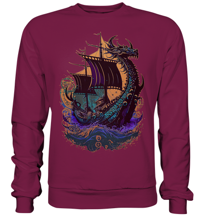 Wikinger Drachenschiff - Basic Sweatshirt