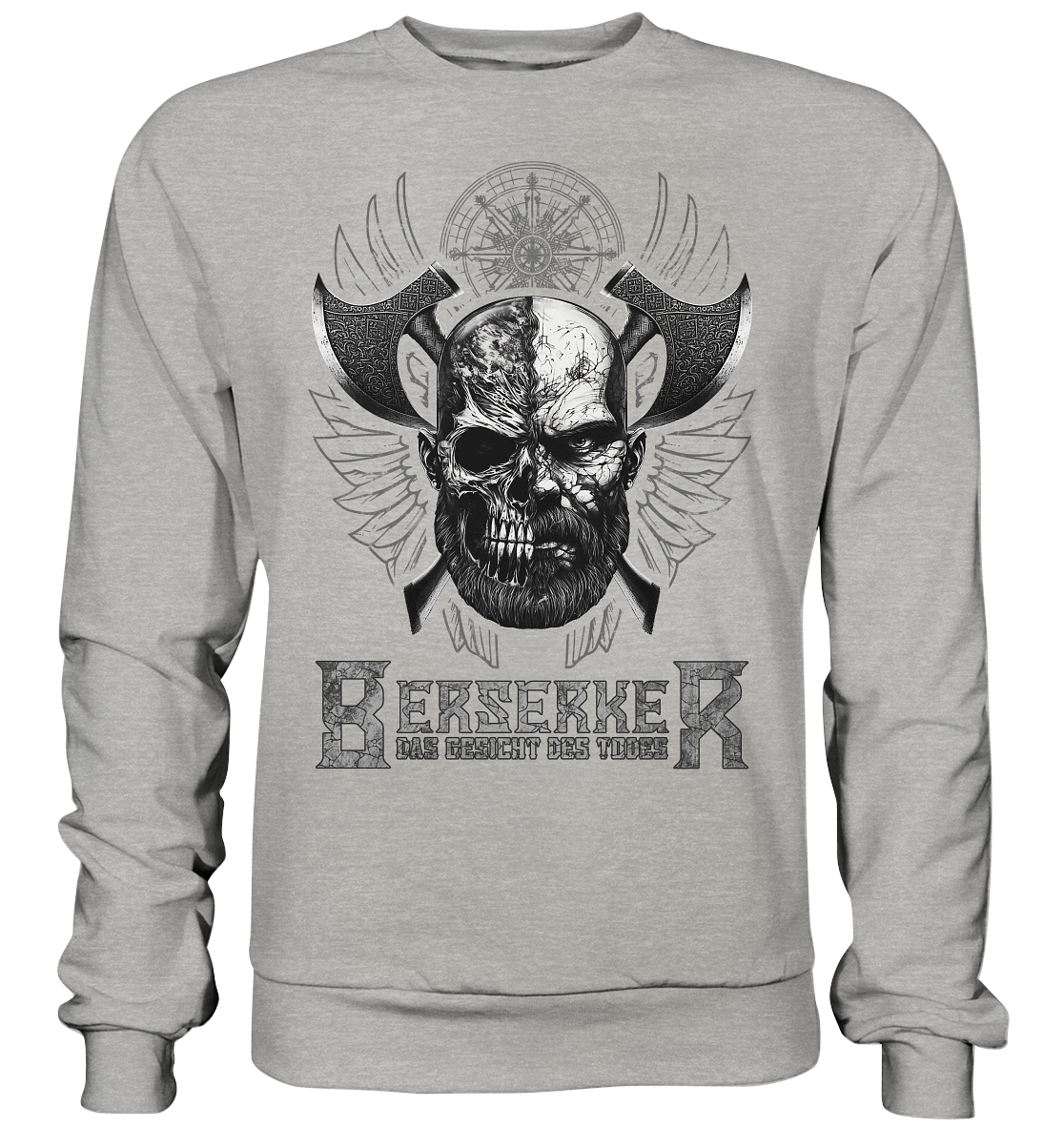 Berserker Gesicht Des Todes  - Basic Sweatshirt