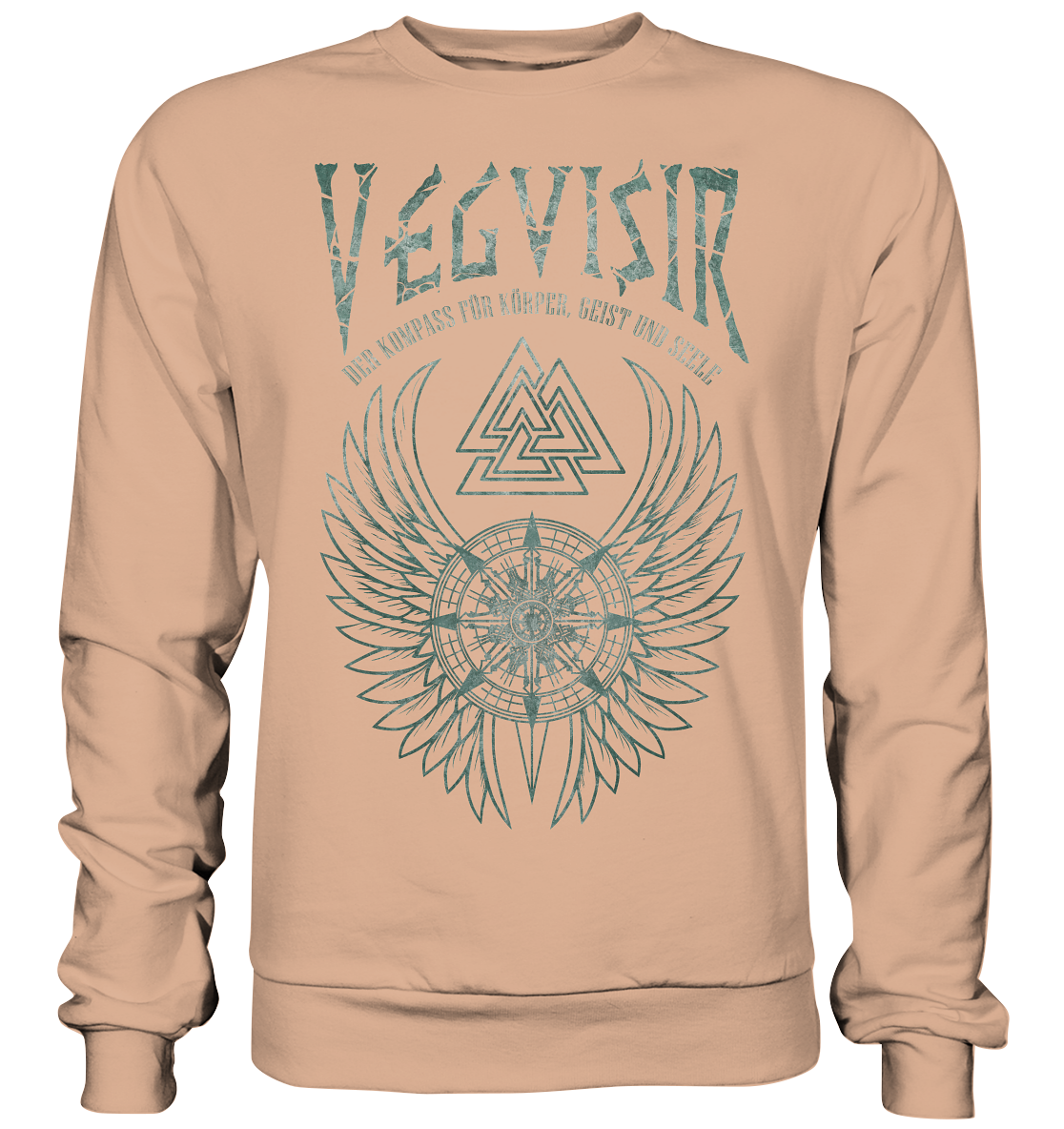 Vegvisir Der Kompass Für Körper, Geist und Seele - Basic Sweatshirt