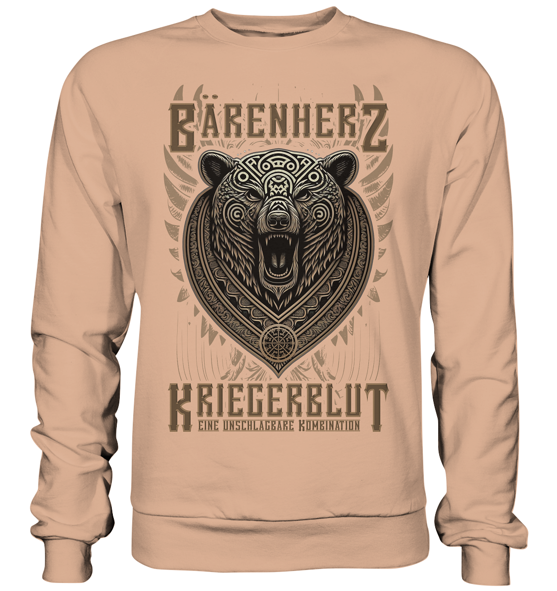 Bärenherz Kriegerblut - Basic Sweatshirt