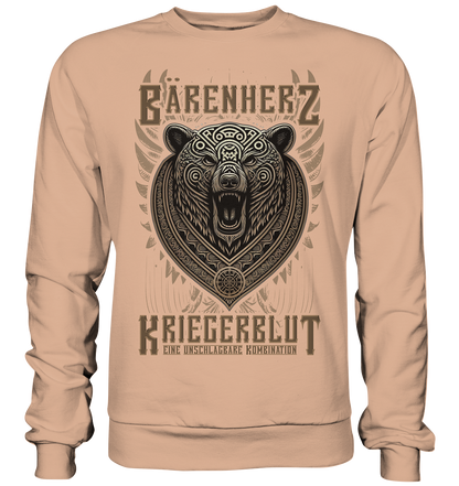 Bärenherz Kriegerblut - Basic Sweatshirt