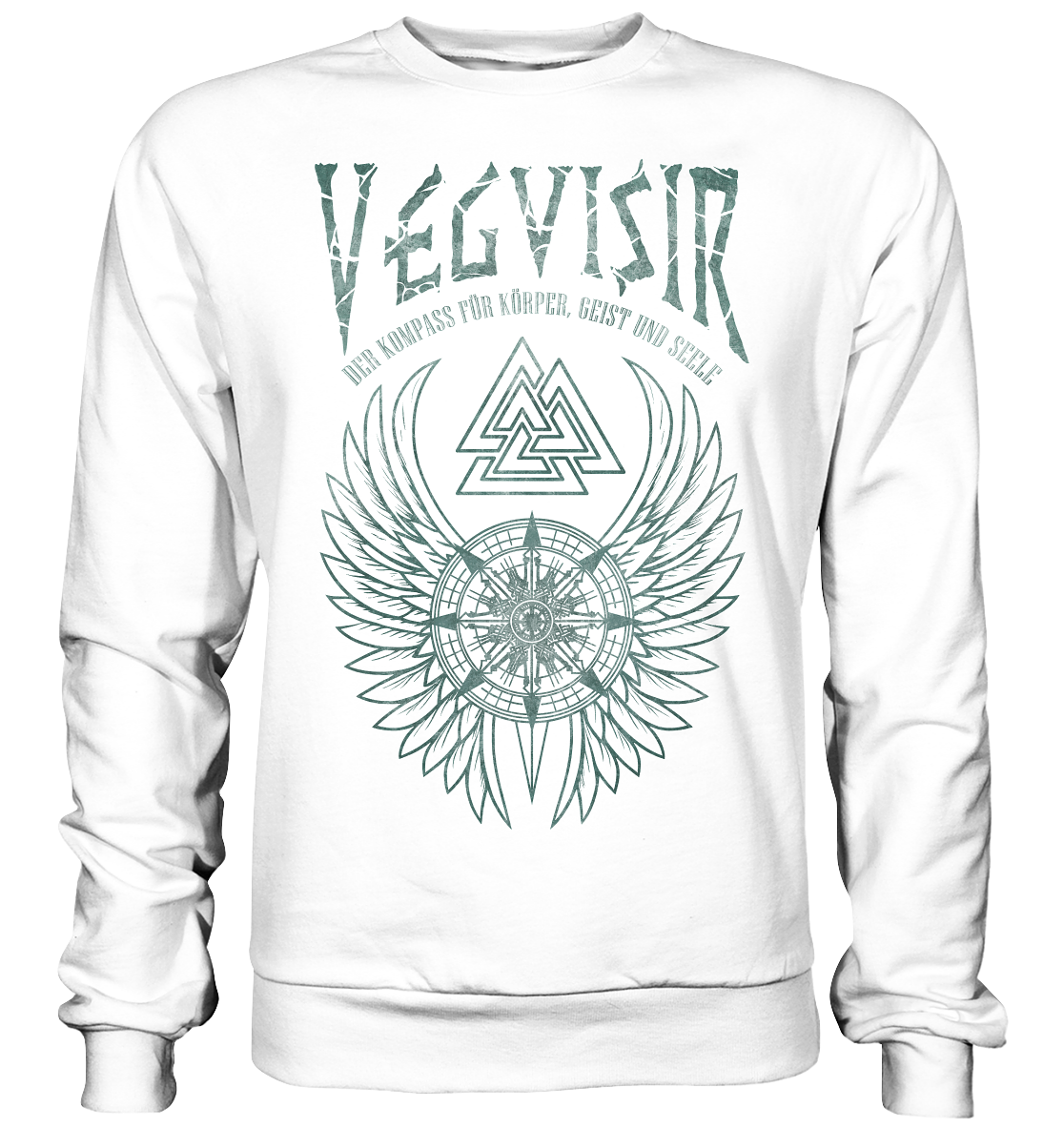 Vegvisir Der Kompass Für Körper, Geist und Seele - Basic Sweatshirt