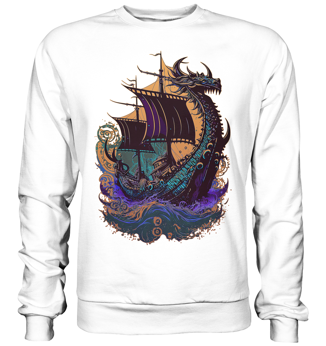 Wikinger Drachenschiff - Basic Sweatshirt