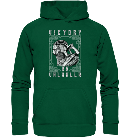 Wikinger Victory or Valhalla  - Basic Unisex Hoodie