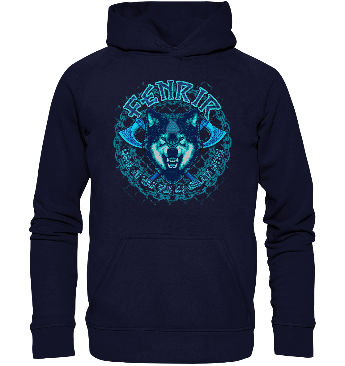 Fenrir Wolf - Basic Unisex Hoodie