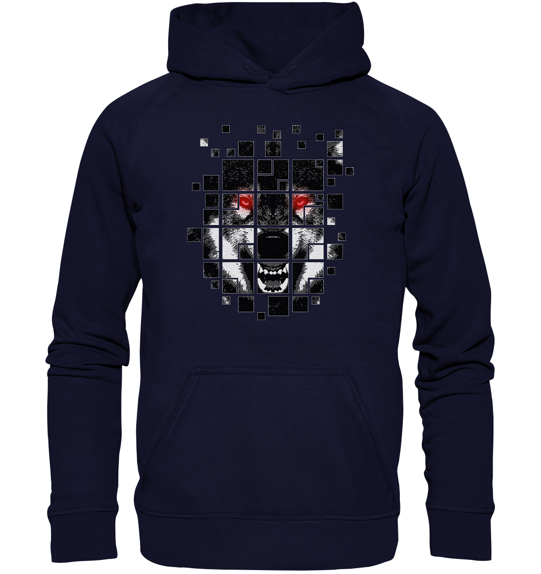 Fenrir Distorted - Basic Unisex Hoodie