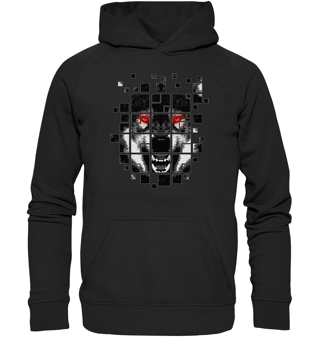 Fenrir Distorted - Basic Unisex Hoodie