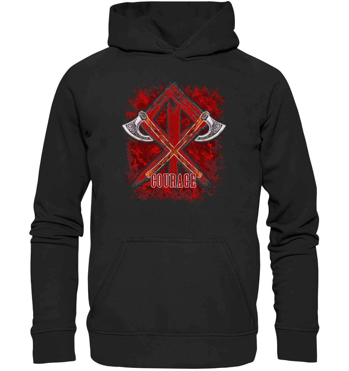 Wikinger Courage - Basic Unisex Hoodie