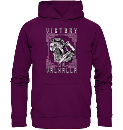 Wikinger Victory or Valhalla  - Basic Unisex Hoodie