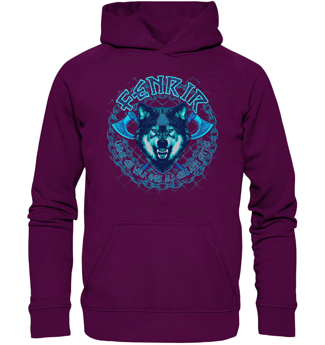 Fenrir Wolf - Basic Unisex Hoodie