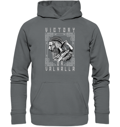 Wikinger Victory or Valhalla  - Basic Unisex Hoodie