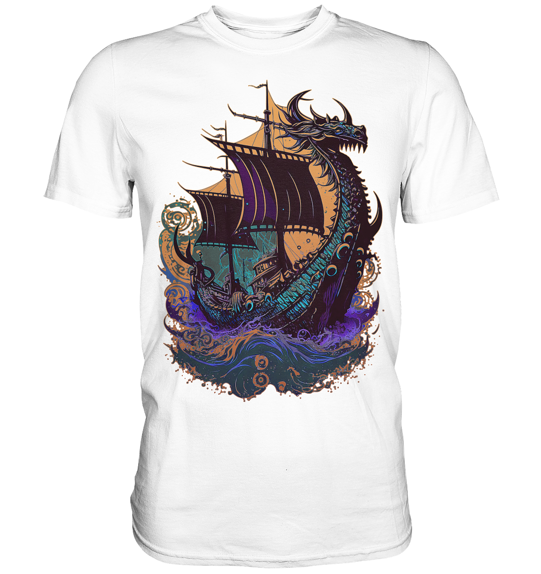 Wikinger Drachenschiff - Classic Shirt