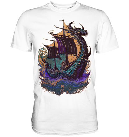 Wikinger Drachenschiff - Classic Shirt