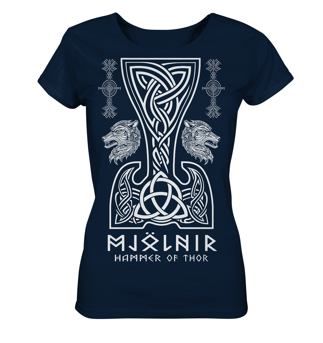 Mjölnir Hammer of Thor  - Ladies Organic Basic Shirt