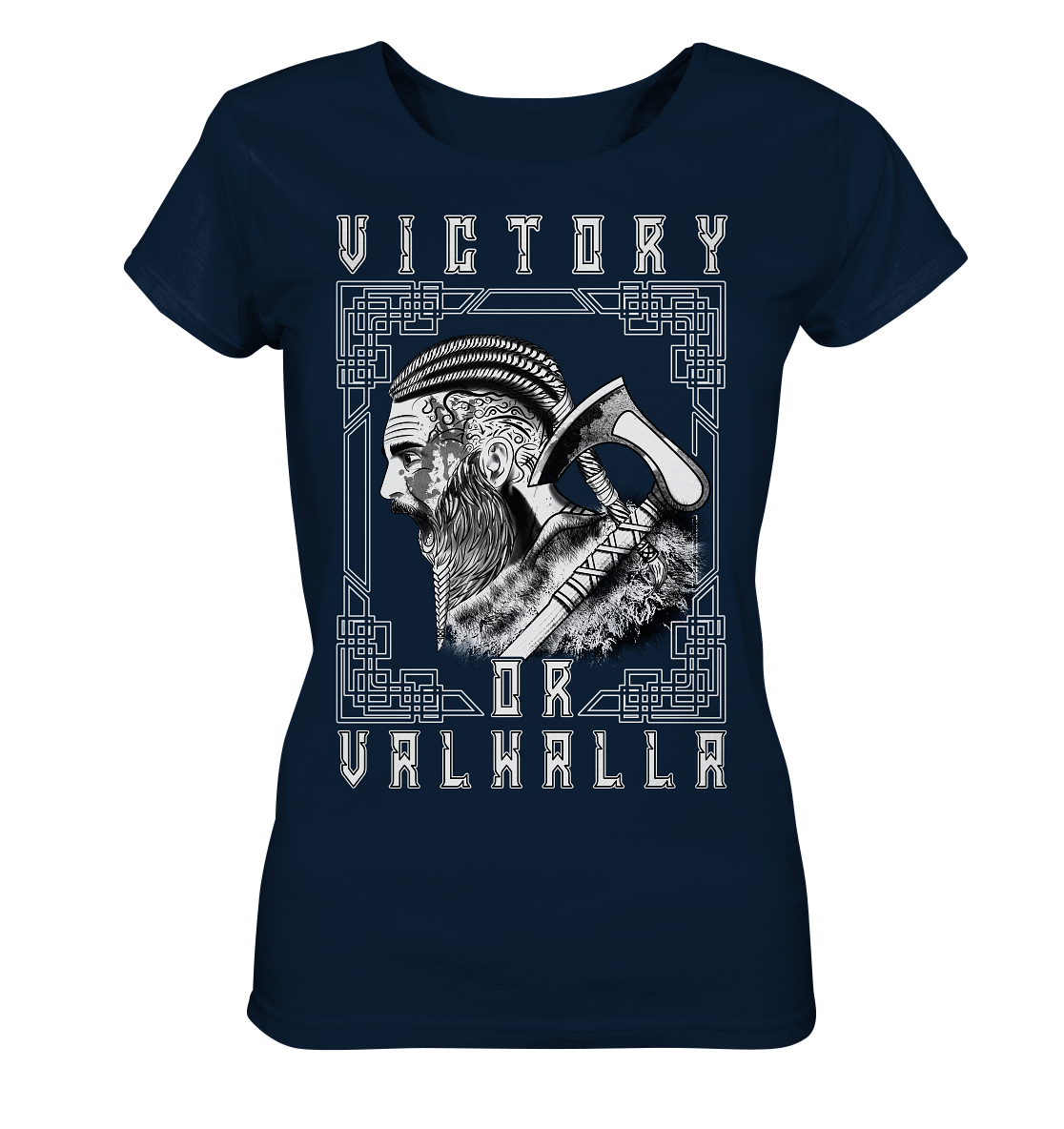 Wikinger Victory or Valhalla - Ladies Organic Basic Shirt