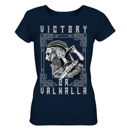 Wikinger Victory or Valhalla - Ladies Organic Basic Shirt