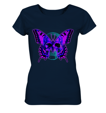 Butterfly Skull - Ladies Organic Basic Shirt