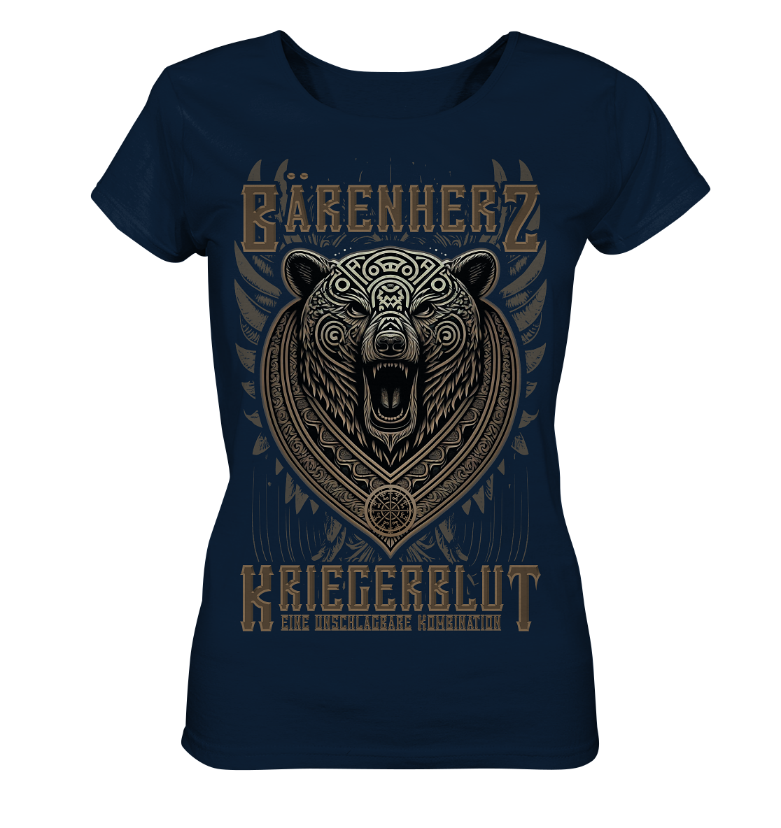 Bärenherz Kriegerblut - Ladies Organic Basic Shirt