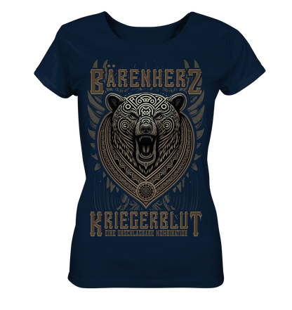 Bärenherz Kriegerblut - Ladies Organic Basic Shirt