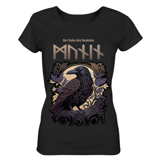 Munin Der Rabe Des Denkes - Ladies Organic Basic Shirt