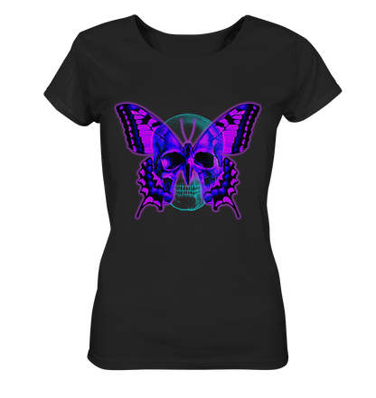 Butterfly Skull - Ladies Organic Basic Shirt