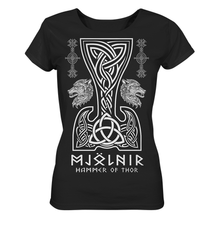 Mjölnir Hammer of Thor  - Ladies Organic Basic Shirt