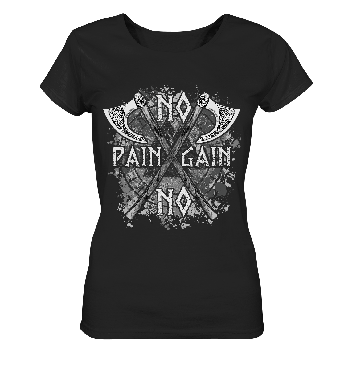 No Pain No Gain  - Ladies Organic Basic Shirt