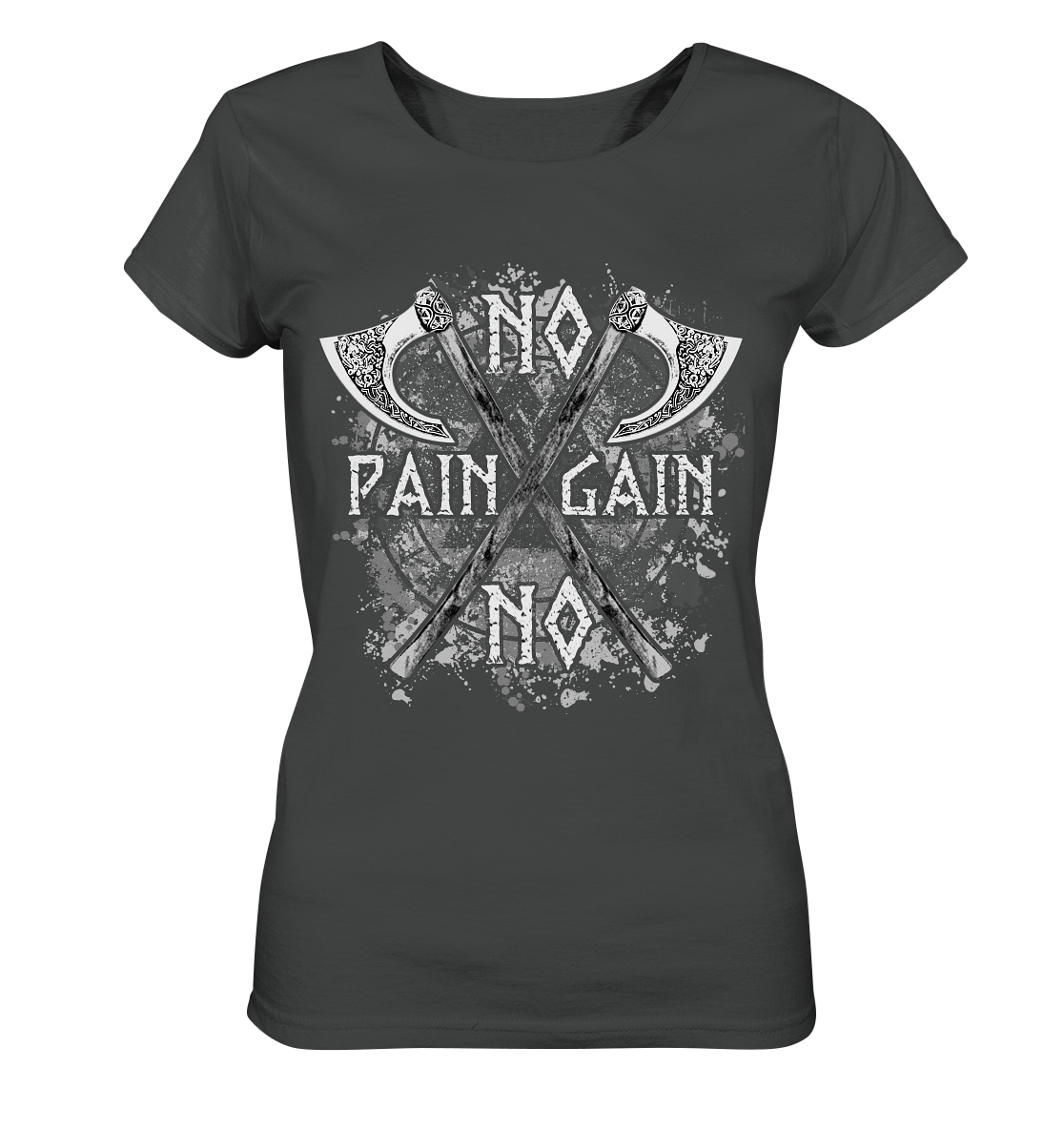 No Pain No Gain  - Ladies Organic Basic Shirt