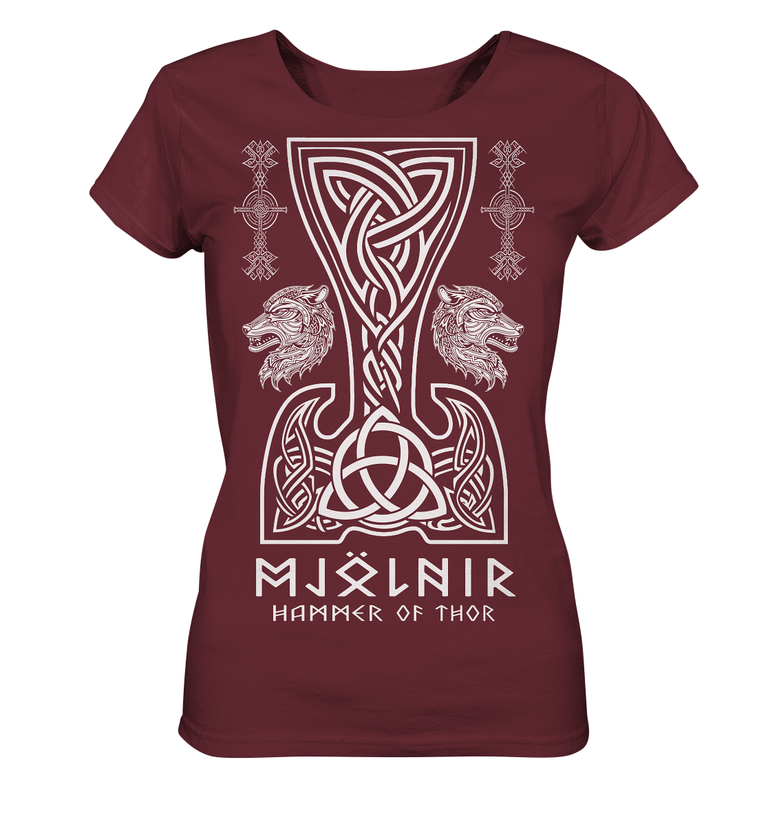 Mjölnir Hammer of Thor  - Ladies Organic Basic Shirt