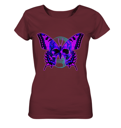 Butterfly Skull - Ladies Organic Basic Shirt