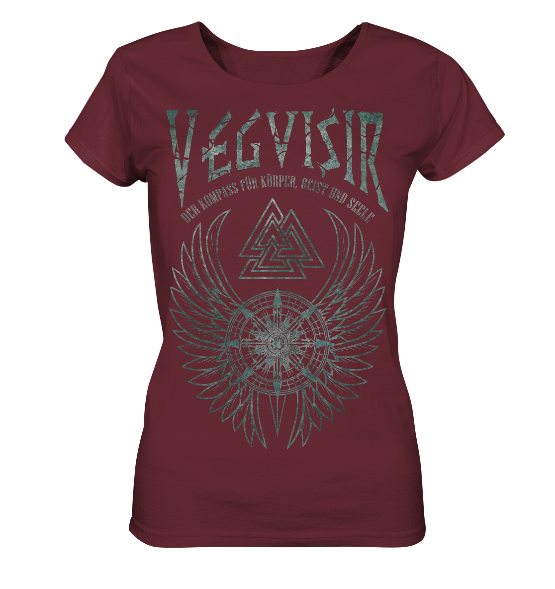 Vegvisir Der Kompass Für Körper, Geist und Seele - Ladies Organic Basic Shirt