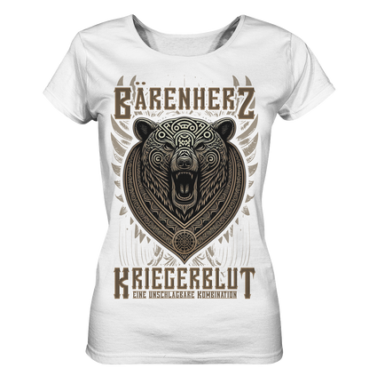 Bärenherz Kriegerblut - Ladies Organic Basic Shirt