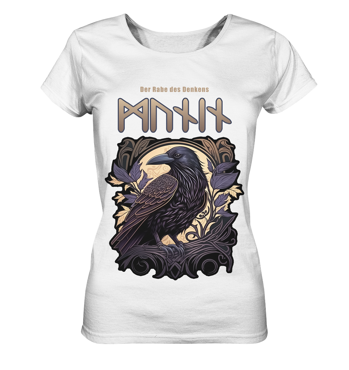 Munin Der Rabe Des Denkes - Ladies Organic Basic Shirt