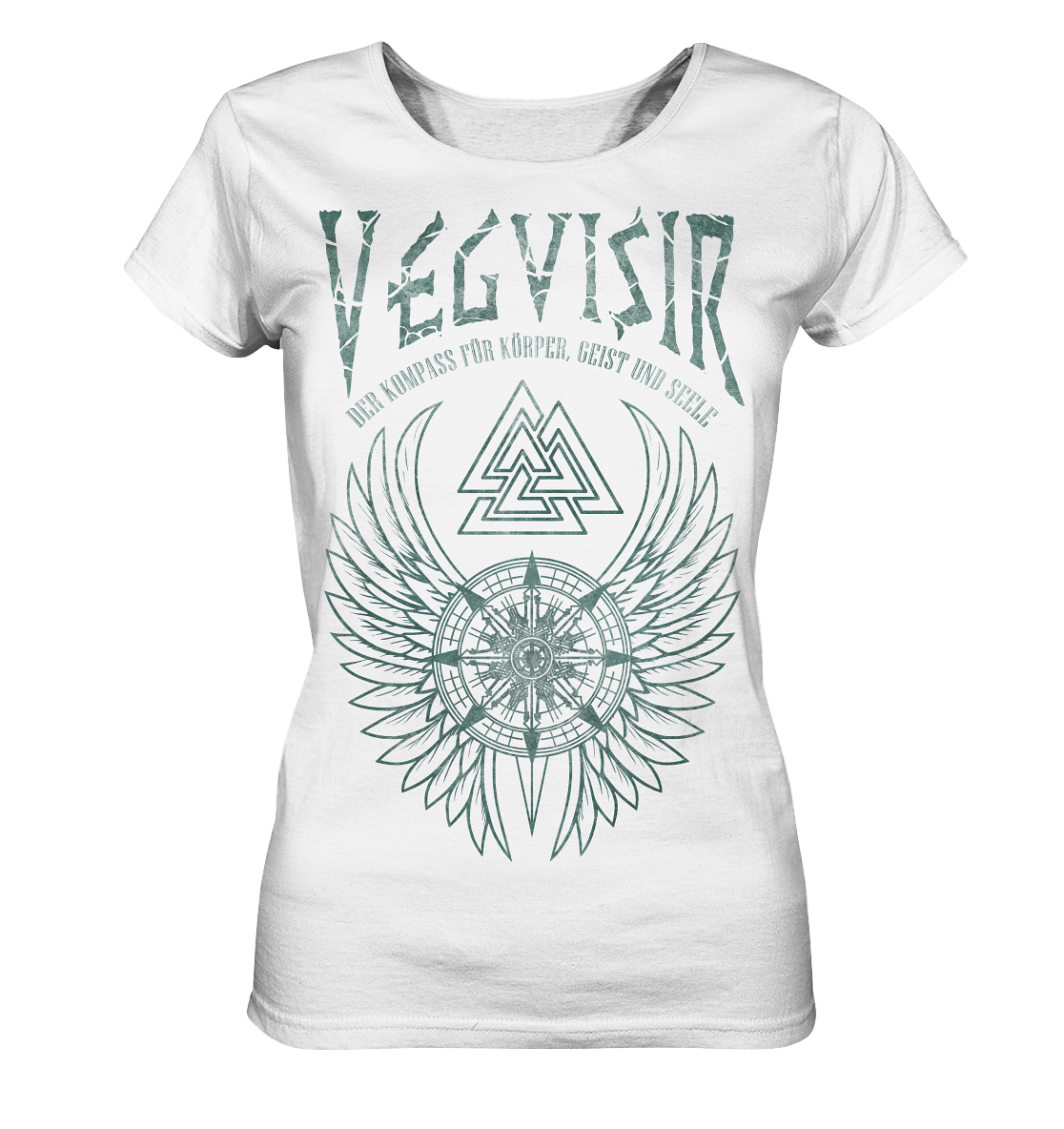 Vegvisir Der Kompass Für Körper, Geist und Seele - Ladies Organic Basic Shirt