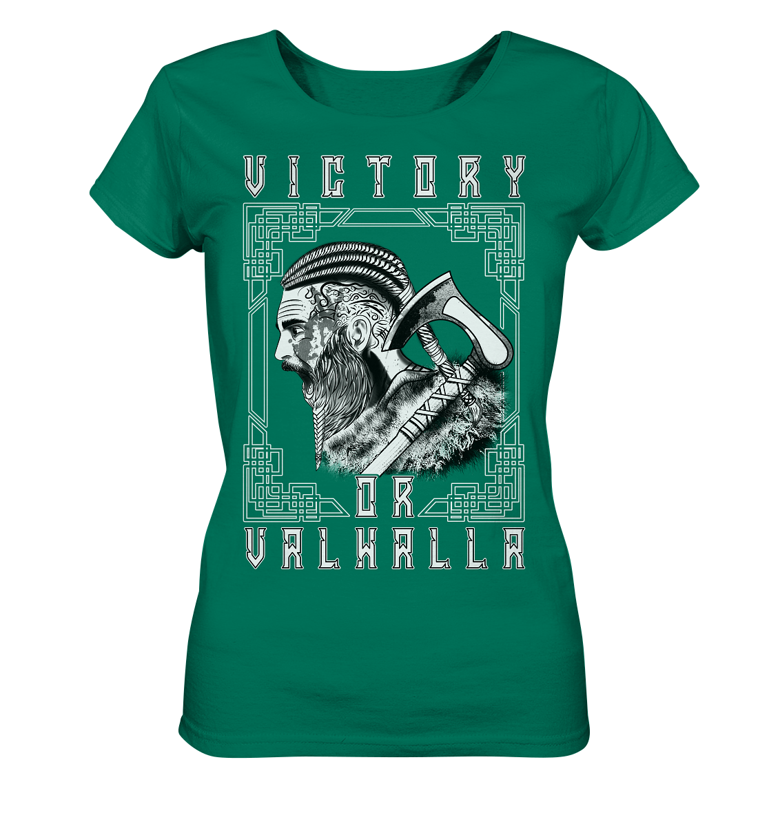 Wikinger Victory or Valhalla - Ladies Organic Shirt