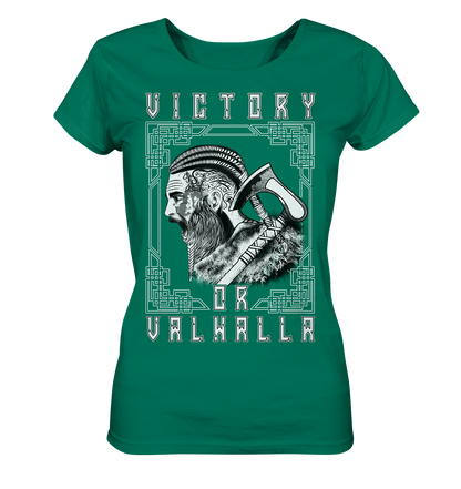 Wikinger Victory or Valhalla - Ladies Organic Shirt