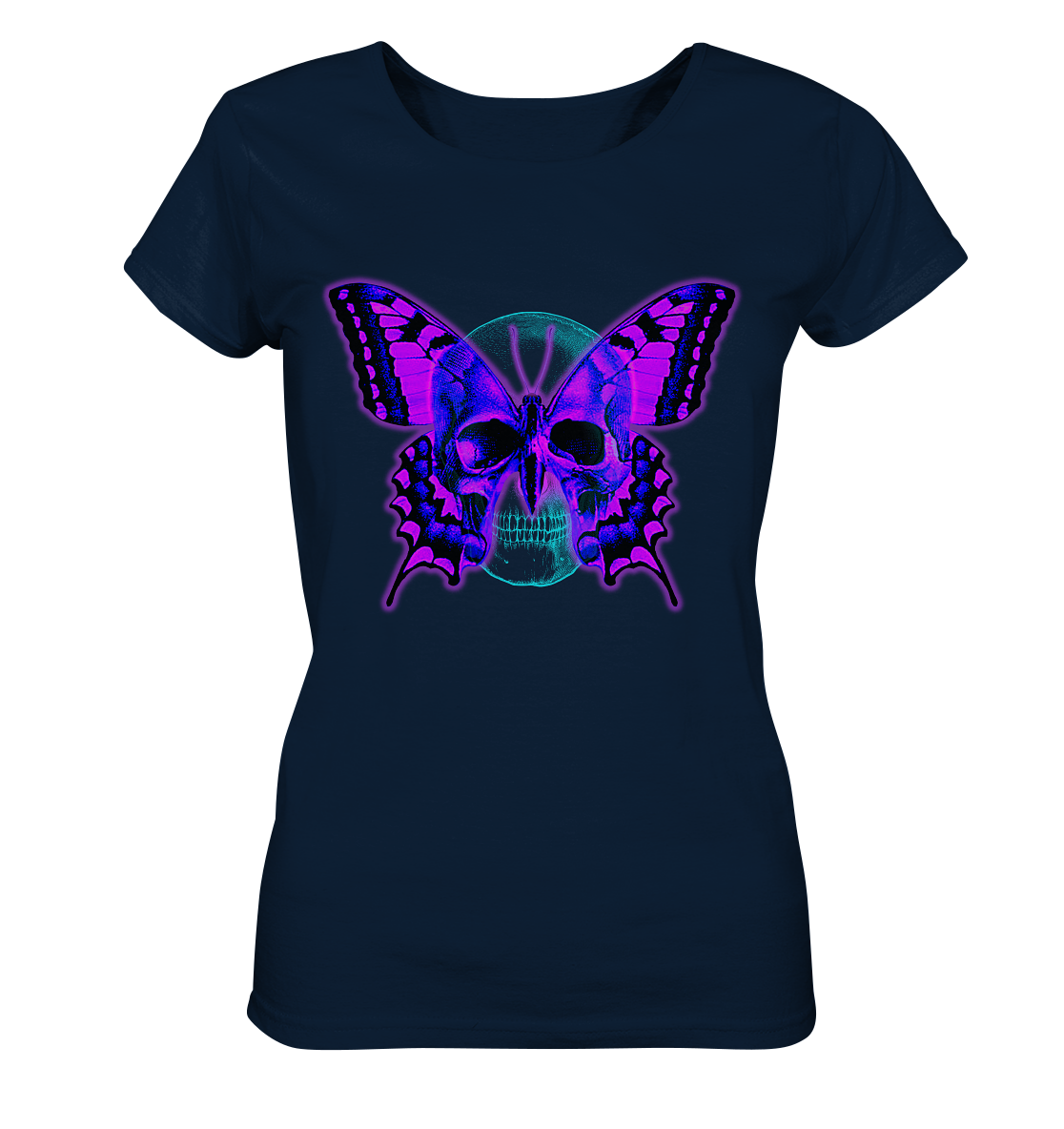 Butterfly Skull - Ladies Organic Shirt