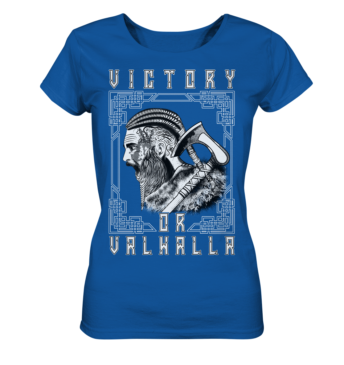 Wikinger Victory or Valhalla - Ladies Organic Shirt