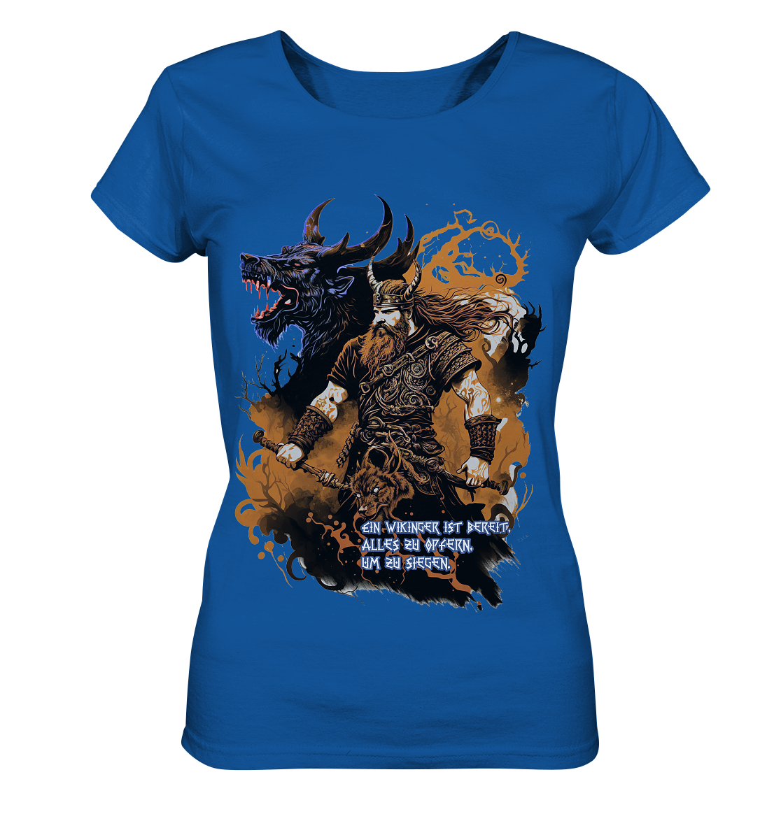 Wikinger Ist Bereit Alles Zu Opfern - Ladies Organic Shirt