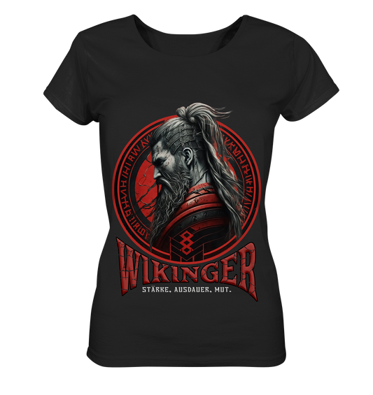 Wikinger Stärke Ausdauer Mut - Ladies Organic Shirt