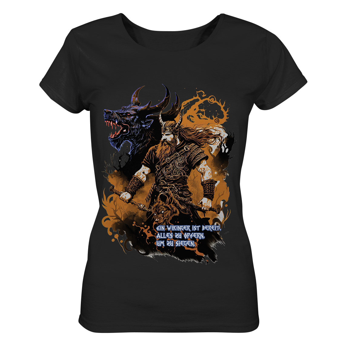 Wikinger Ist Bereit Alles Zu Opfern - Ladies Organic Shirt
