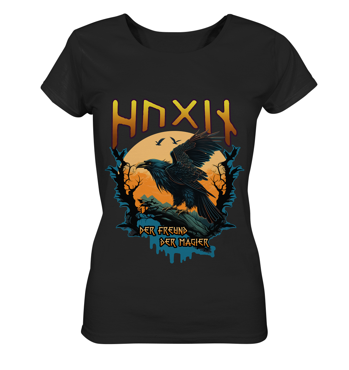 Hugin Der Freund Der Magier - Ladies Organic Shirt